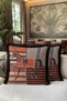 Elegant Fringed Pillowcase with Horse Figure - Stylish Classic Style Brown Black Tassel Throw Pillow Cover - 6