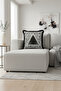 Mandala Geometric Fringed Pillowcase - Black and White Bohemian Gold Color Tassel Throw Pillow Cover - 3