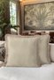 Elegant Cream Fringed Pillowcase - Luxurious Texture Modern Beige Tassel Throw Pillow Cover - 6