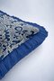 Baroque Chic Classic Luxury Fringed Pillowcase-Blue Elegant Modern Navy Tassel Throw Pillow Cover - 7