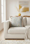 Luxury Floral Branch Fringed Pillowcase - Elegant Japanese-Inspired Modern Gray Cream Tufted Throw Pillow Cover - 4
