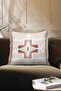 Ethnic Geometric Fringed Pillowcase - Bohemian Beige Brown Tassel Throw Pillow Cover - 4