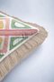 Ethnic Luxury Fringed Pillowcase - Geometric Spring Bohemian Beige Tassel Throw Pillow Cover - 7