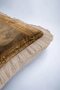 Baroque Palace Luxury Fringed Pillowcase-Antique Figured Gold Color Classic Tassel Throw Pillow Cover - 7