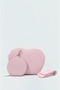 3425 Heart Model Women's Shoulder Bag with Zippered Mini Wallet - 7