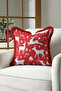 New Year Reindeer Fringed Pillowcase-Christmas New Year Red Rustic White Tassels Throw Pillow Cover - 3