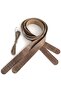 Genuine Leather Sew-on Bag Handle (PAIR/75 CM) - Crazy Sand Color