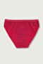 Women's Red 6 Pack Bikini Panties Premium Fabric 100% Cotton Standard Size (6pcs) - 4