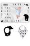 Baby Gift Monthly Memory Blanket, Gift Boy Girl Newborn Baby Shower Birth Gift Set