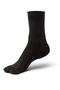 Women's Black Anti-Fungal Toe Socket Silver Socks - 3