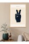 Peace Card, Freedom Card One Piece Wooden Framed Painting