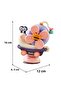 3in1 Sensory Educational Toy with Suction Cup Snail High Chair Toy - Lilac - 7