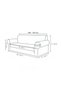 Jacquard Tree Bark 3-Seater Armchair Cover, Sofa Bed, Couch, Armchair Slipcover 1 Piece - 5