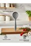 Prochef Colorful Hard Silicone Colander with Ergonomic Handle Perforated Ladle Heat Resistant 1 Piece