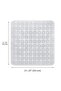 Anti-Slip, Water Draining, Massage Mat with Suction Cups for Bathroom Shower Tub -54X54Cm A-150 - 3