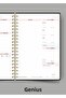 A5 Spiral Linen Undated Planner Agenda - Stellar Black Hard Cover - 3