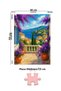 3 Pcs 1000 Piece Puzzle - Begonvillia Sea View and Girl's Tower Cats and Tree of Life - 2
