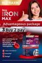 Iron Max 17 Mg 90 Tablets Advantageous Package - Gentle Iron, Vitamin C, B12, B6, 3 Months Use - 2