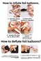 Retro Birthday Set for All Ages; Cream Numeral Foil, Banner, Heart Foil and Latex Balloon - 3