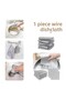 1 Piece 20X20 Inox Wire Cloth Dishcloth, Stubborn Dirt Cloth, Kitchen Bathroom Cloth Double Layer Multi-Purpose Cloth