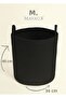 Handcrafted Textured Large Basket – 40 X 36 cm Decorative Home Organization, Toy and Laundry Organizer