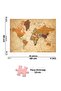 3 Pcs 1000 Piece Puzzle - Amsterdam and Blue Door Coffee Shop and World Map-Ii - 2