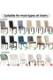 Chair Cover Chair Cover Key Pattern Chair Cover 6 Pieces Elastic Chair Cover Chair Cover - 3