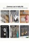 5-Pack Nail-Free Strong Adhesive Transparent Wall Hanger – Waterproof and Non-Marking Hook - 3