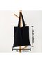 Black Gabardine Cloth Bag 10 Pack with Pen Holder Gift - 3