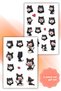 2 Piece Cat Girl Sticker Set /Anime/Laptop/Phone/Notebook/Agenda/Gift/Decoration/Bullet Journal