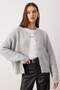 Wardrobe Essentials Gri Yumuşak Dokulu Basic Triko Hırka | TWOAW26HI00204