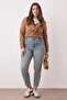 Mavi Yüksek Bel Esnek Büyük Beden Skinny Jeans TBBAW26CJ00035