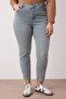 Mavi Yüksek Bel Esnek Büyük Beden Skinny Jeans TBBAW26CJ00035 - 3