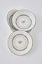 4-Piece Minimal Patterned Porcelain Serving Plate 10 cm TPHAW26TBK00020 - 3
