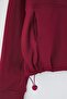 Burgundy Brushed Soft Fabric Sports Knitted Sweatshirt Thmaw26Sw00001 - 7