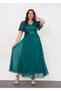 Rochie eleganta Fabiana, culoare verde - 2