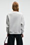 Progristo Women's Puff Print Detailed Regular Fit Grimelange Sweatshirt - 5