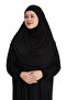 Organic Hijab One Piece Prayer Dress - Black - 2