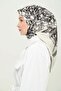 Patterned Rayon Scarf Daily Wrinkle-Free Non-Slip 90X90Cm - 5