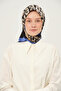 Printed Twil Scarf Multicolor Non-Slip 90X90 cm - 4