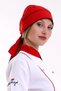 Tailed Bonnet - Red with Black Piping - 4