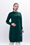 Crew neck two thread comfortable fit tunic plus size hijab clothing (k7191 long) - 5