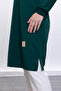 Crew neck two thread comfortable fit tunic plus size hijab clothing (k7191 long) - 6