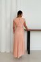 Women's Powder Pleated Lacing Detail Dress - 8