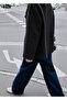 Maxi wool coat with flap - 4