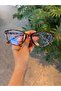 Frida Cat Eye Slanted Blue Block Blue Light Protection Glass Changeable Screen Glasses - 5