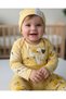 Boy-Girl Baby Shoulder Expandable Snap Body Pajama Beanie Set, 100% Cotton, Modern Design