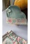 Boy-Girl Baby Shoulder Expandable Snap Body Pajama Beanie Set, 100% Cotton, Modern Design - 6