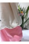 Eid Girls' Top and Bottom Set with Ruffled Sleeves, Hand Embroidery, Embossed Flower, 100% Cotton - 8