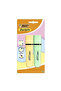 Flat Highlighter Pen 2 Li Pastel Yellow+Green 517921